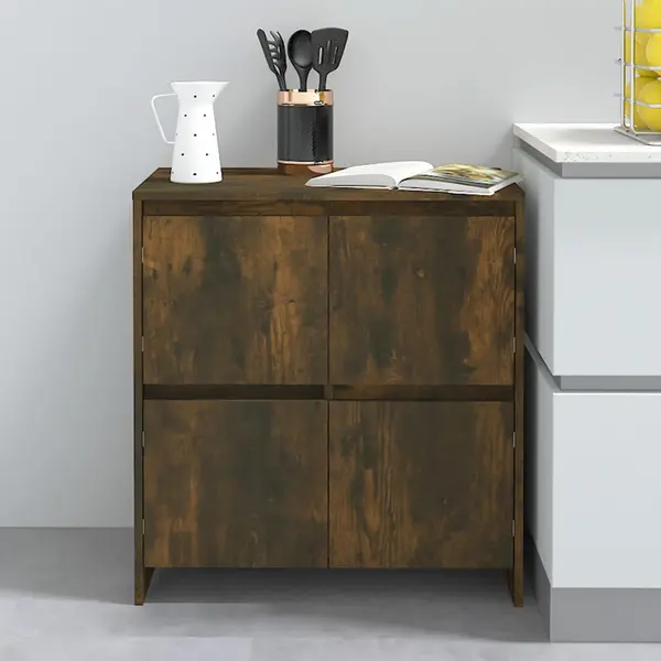 Gossi servanta, stejar afumat, 70x41x75cm, lemn prelucrat