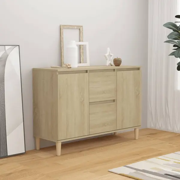 Gossi servanta, stejar sonoma, 101x35x70 cm, lemn prelucrat