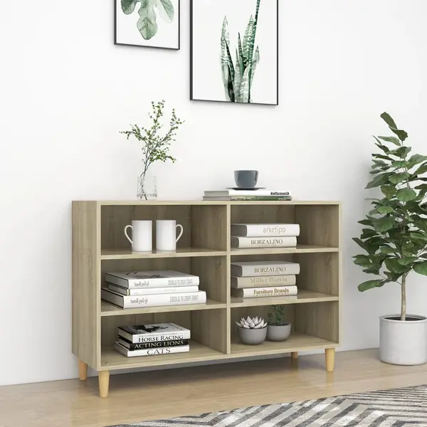 Gossi servanta, stejar sonoma, 103,5x35x70 cm, lemn compozit