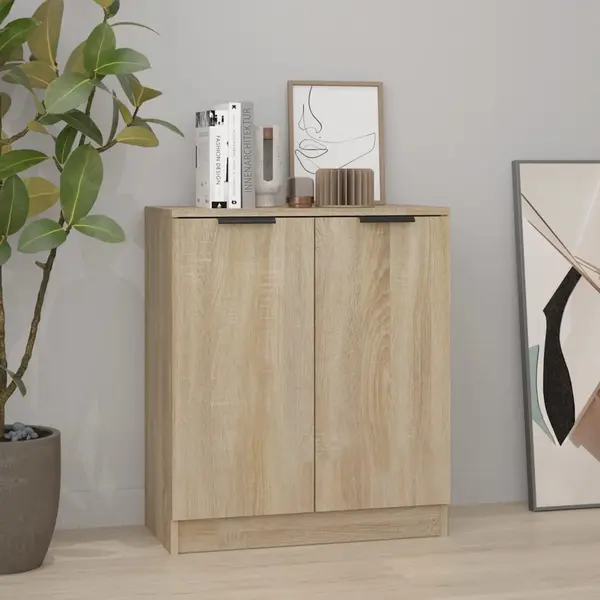 Gossi servanta, stejar sonoma, 60x30x70 cm, lemn prelucrat