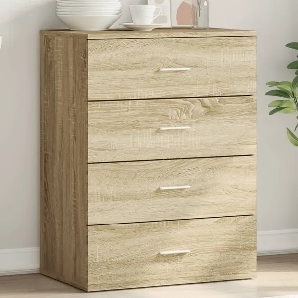 Gossi servanta, stejar sonoma, 60x39x80 cm, lemn compozit