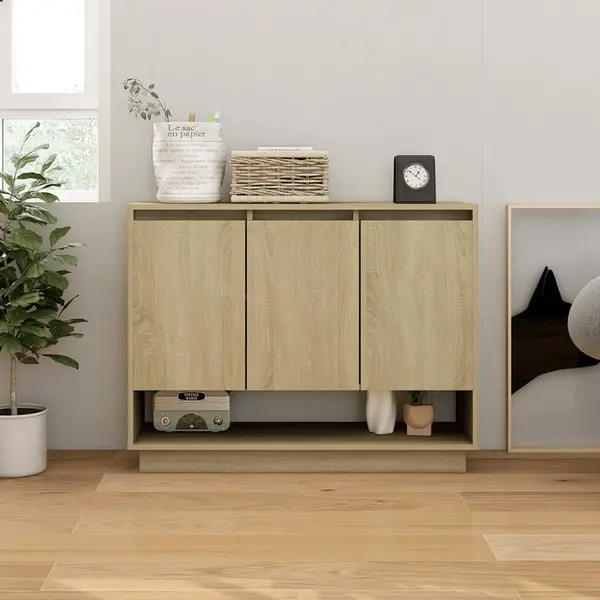Gossi servanta, stejar sonoma, 97x31x75 cm, pal