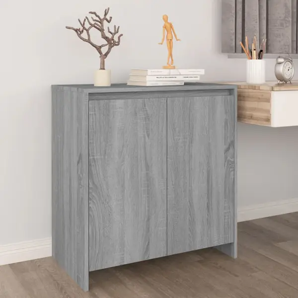 Gossi servanta, stejar sonoma gri, 70x41x75 cm, lemn prelucrat