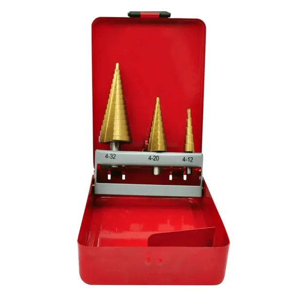 Gossi set burghie elicoidale, 3 piese, hss