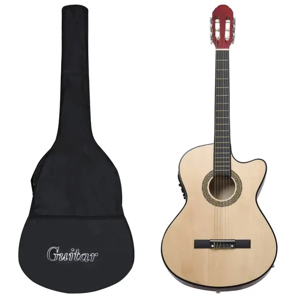 Gossi set chitara acustica occidentala 12 piese 6 corzi cu egalizator
