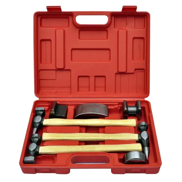 Gossi set ciocane si nicovala de indreptat caroserie auto, 7 piese