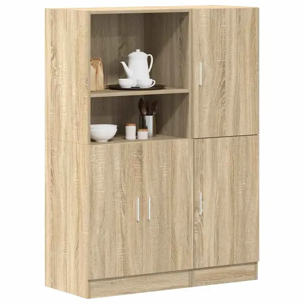 Gossi set dulapuri de bucatarie 2 piese stejar sonoma, lemn prelucrat