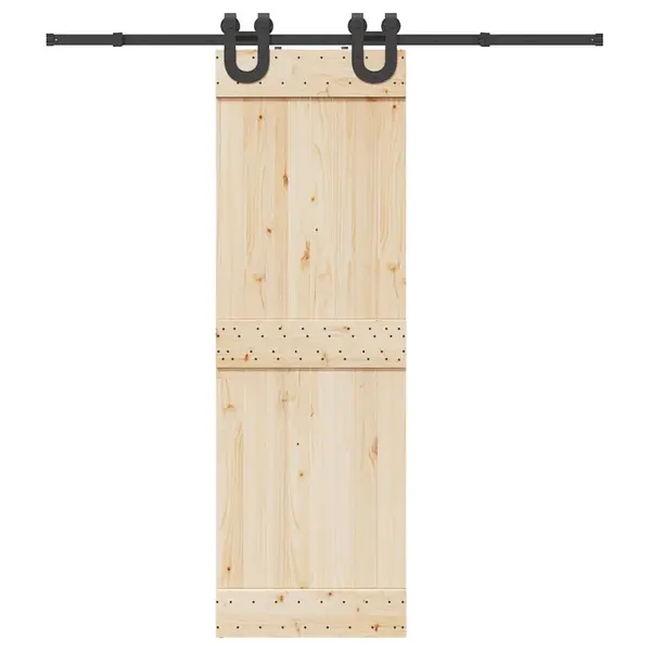 Gossi set feronerie pentru usi glisante, negru, 200 cm, otel