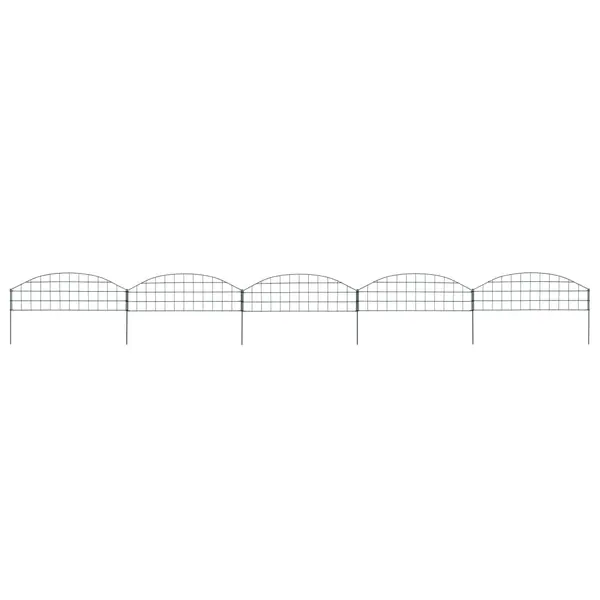 Gossi set gard de gradina arcuit, verde, 77,3 x 26 cm