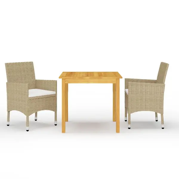 Gossi set mobilier de gradina, 3 piese, bej