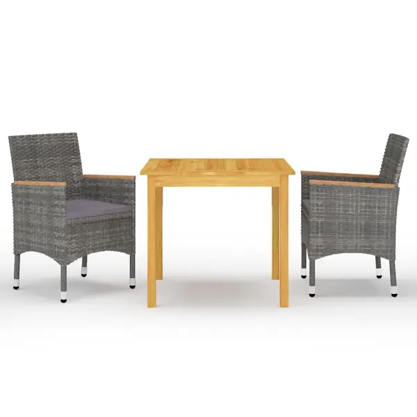 Gossi set mobilier de gradina, 3 piese, gri