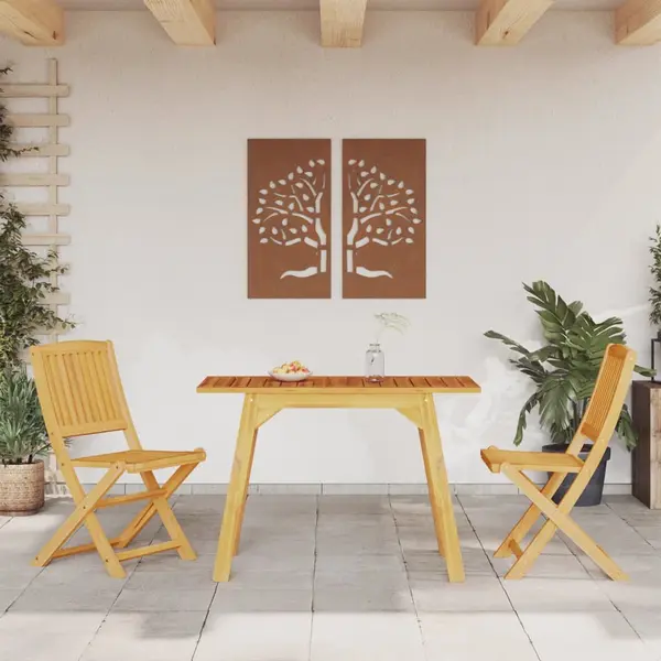 Gossi set mobilier de gradina, 3 piese, lemn masiv de acacia
