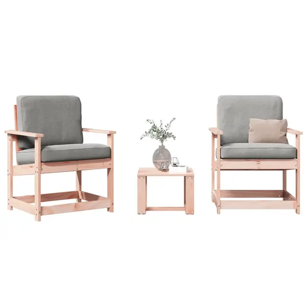 Gossi set mobilier de gradina, 3 piese, lemn masiv douglas