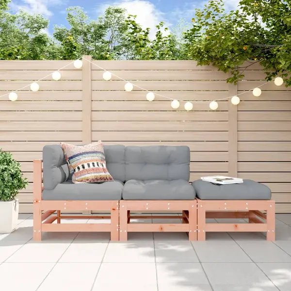 Gossi set mobilier de gradina, 3 piese, lemn masiv douglas