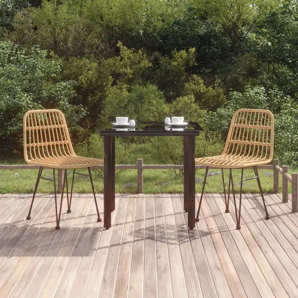 Gossi set mobilier de gradina, 3 piese, poliratan