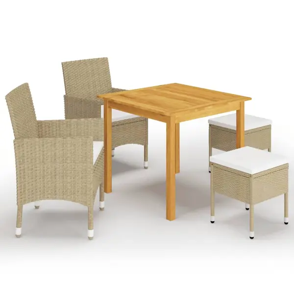 Gossi set mobilier de gradina, 5 piese, bej