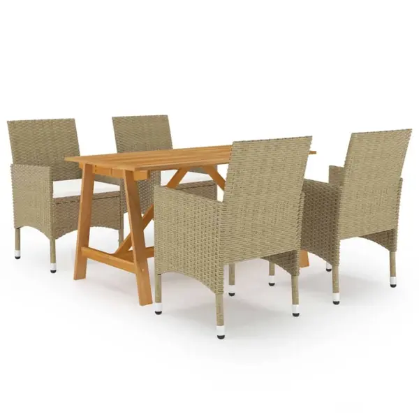 Gossi set mobilier de gradina, 5 piese, bej
