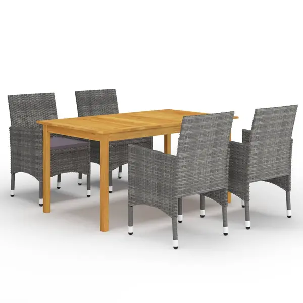 Gossi set mobilier de gradina, 5 piese, gri