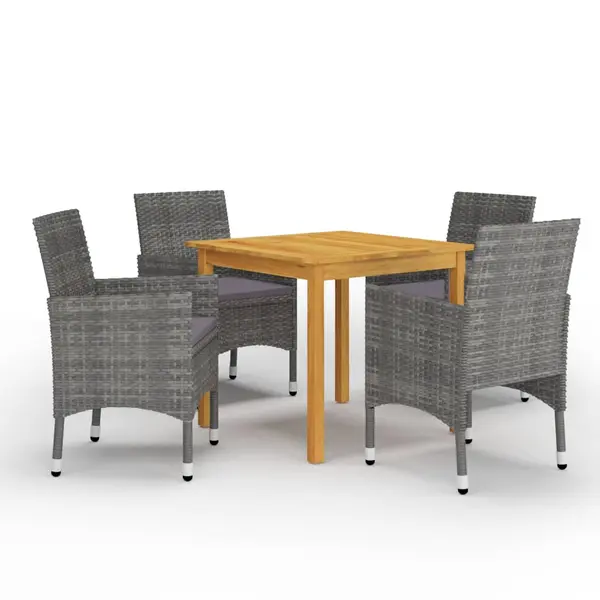 Gossi set mobilier de gradina, 5 piese, gri