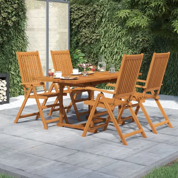 Gossi set mobilier de gradina, 5 piese, lemn masiv de acacia