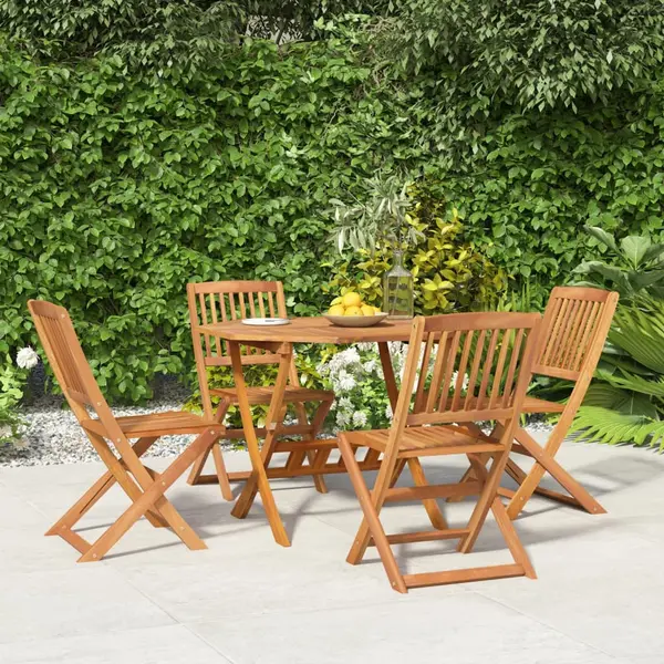 Gossi set mobilier de gradina, 5 piese, lemn masiv de acacia