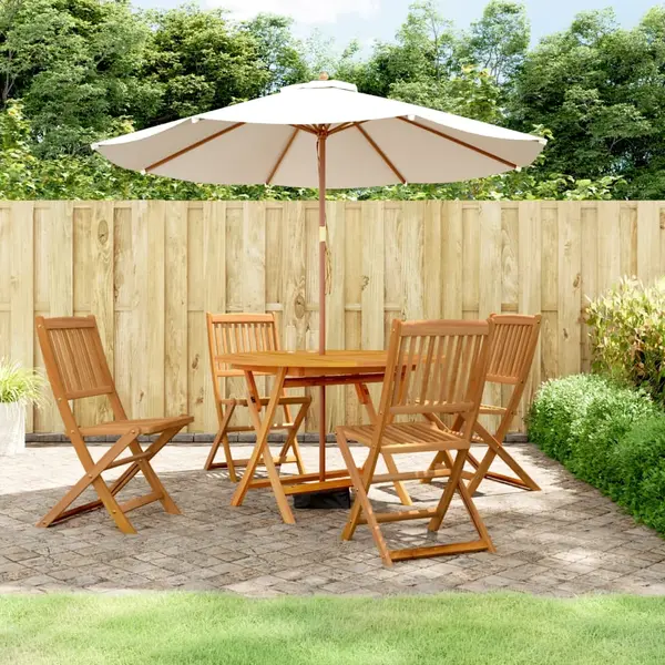 Gossi set mobilier de gradina, 5 piese, lemn masiv de acacia