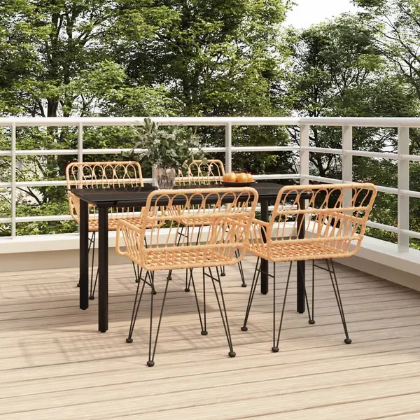 Gossi set mobilier de gradina, 5 piese, poliratan