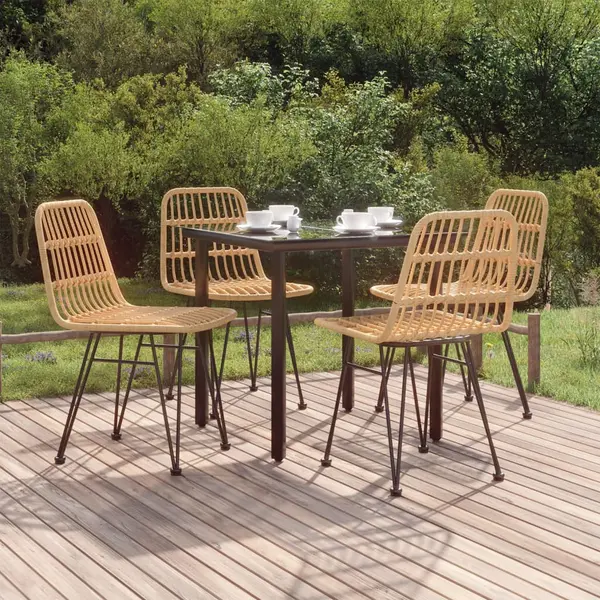 Gossi set mobilier de gradina, 5 piese, poliratan