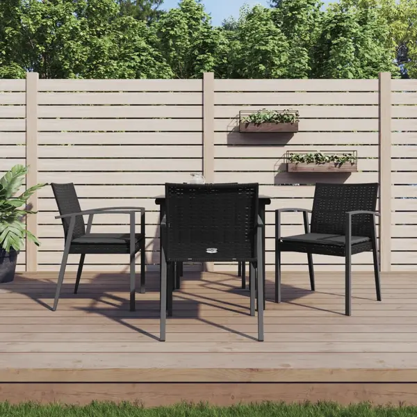 Gossi set mobilier de gradina cu perne, 5 piese, poliratan si otel