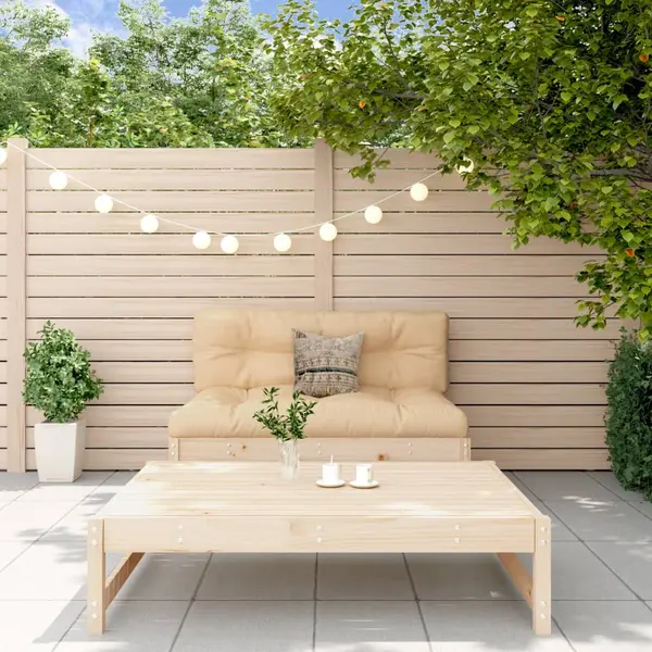 Gossi set mobilier relaxare de gradina, 2 piese, lemn masiv de pin