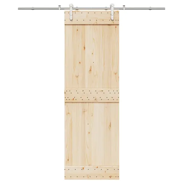 Gossi set piese pentru usa glisanta, argintiu, 200 cm otel inoxidabil