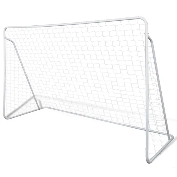 Gossi set poarta de fotbal, 240x90x150 cm, plasa si otel calitativ
