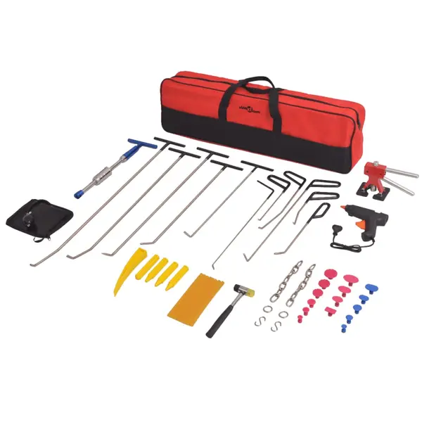 Gossi set reparatii deformari fara vopsea, 50 piese, otel inoxidabil