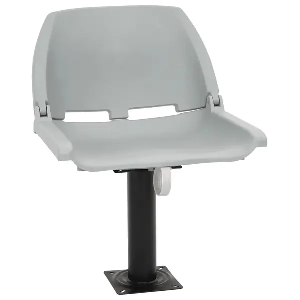 Gossi set scaun pliabil, 2 piese, fara perna, gri, 48x51x41 cm