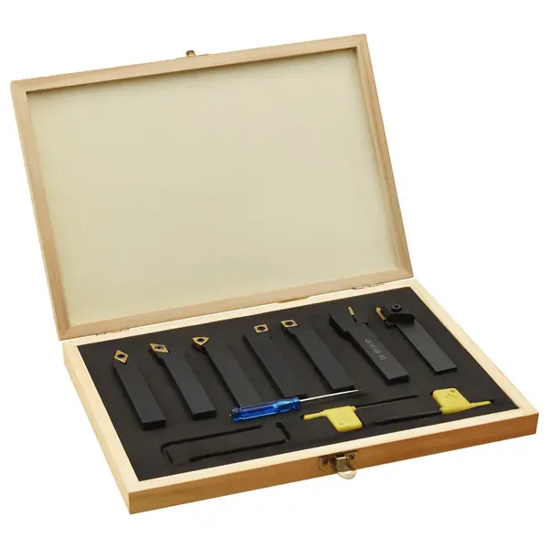 Gossi set unelte de strunjire indexabile, 12 piese, 16x16 mm, 100 mm