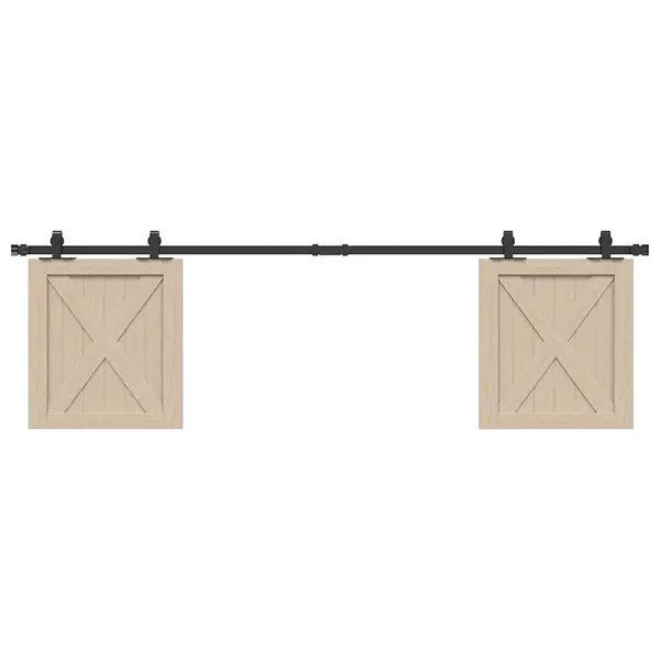 Gossi set usi glisante pentru dulap 183 cm otel carbon