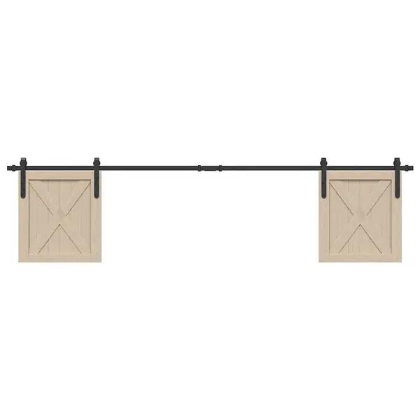 Gossi set usi glisante pentru dulap 213 cm otel carbon