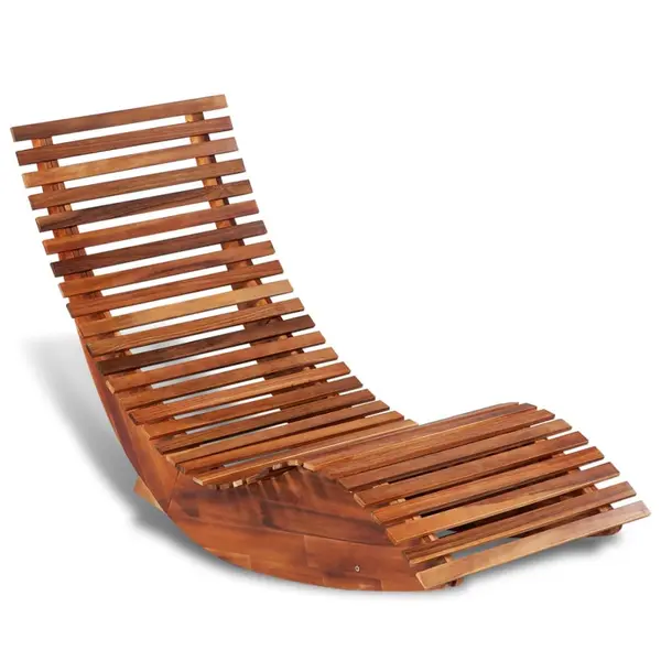 Gossi sezlong balansoar, lemn de acacia