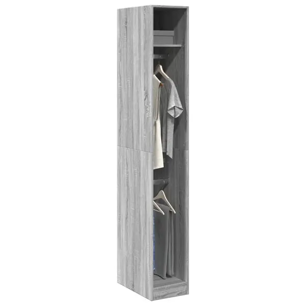 Gossi sifonier, gri sonoma, 30x50x200, lemn prelucrat