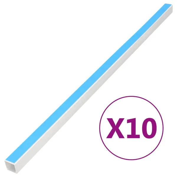 Gossi Șine de cabluri autoadezive, 25x16 mm, 10 m, pvc