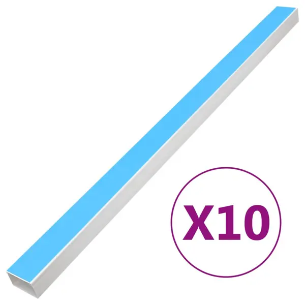 Gossi sine de cabluri autoadezive, 50x25 mm, 10 m, pvc