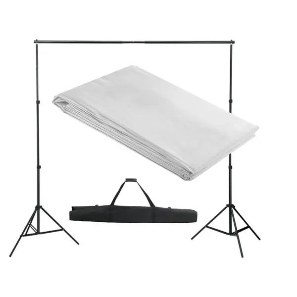 Gossi sistem de suport fundal, 300 x 300 cm, alb