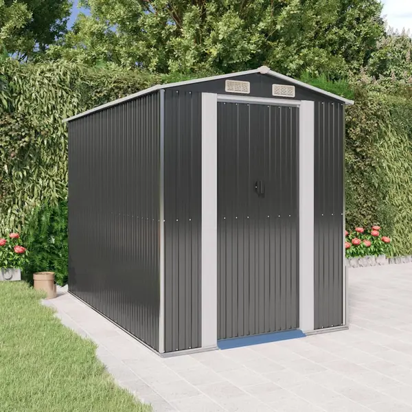 Gossi sopron de gradina, antracit, 192x274x223 cm, otel galvanizat