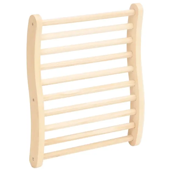 Gossi spatar pentru sauna in forma de s, lemn masiv de pin