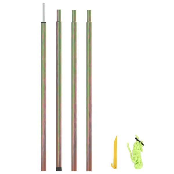 Gossi stalp pentru parasolar, 250 cm, otel zincat