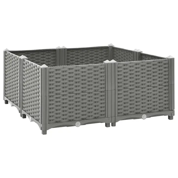 Gossi strat inaltat, 80x80x38 cm, polipropilena