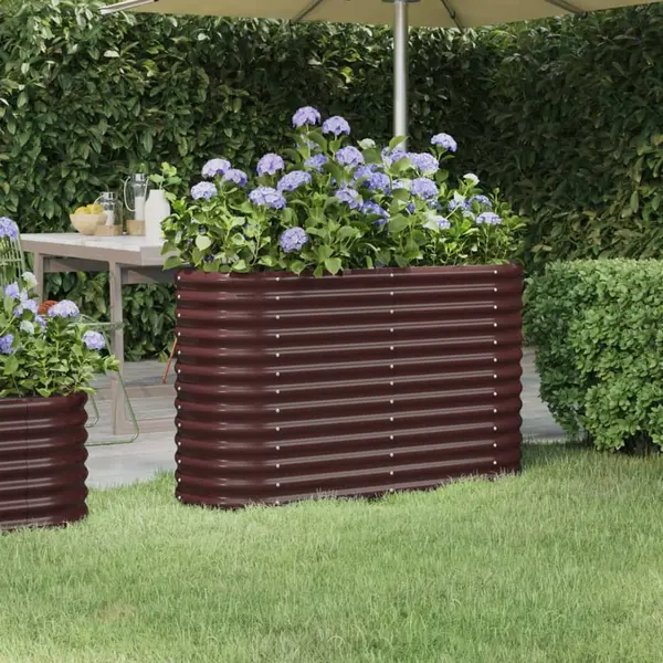 Gossi strat inaltat gradina 114x40x68 cm otel vopsit electrostatic