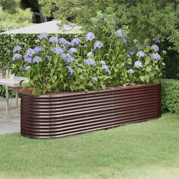 Gossi strat inaltat gradina 296x80x68 cm otel vopsit electrostatic