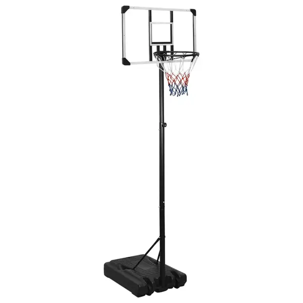Gossi suport cos de baschet, transparent, 235-305 cm, policarbonat
