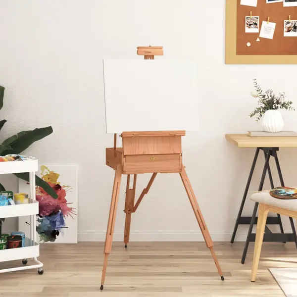 Gossi suport de sevalet, 81x121x173 cm, lemn masiv de fag